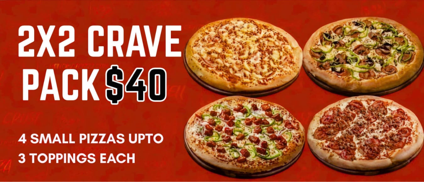 4 Small signature pizzas $40